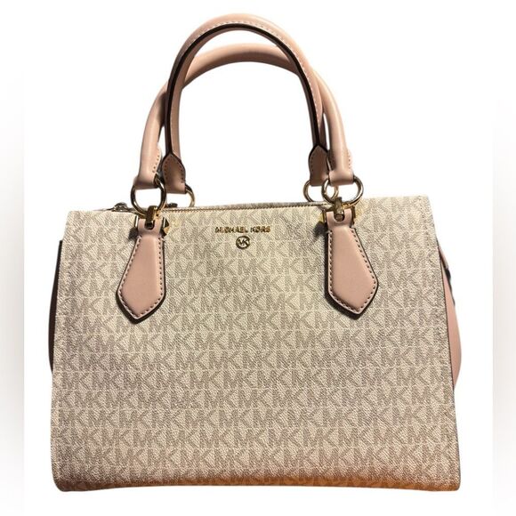 MICHAEL Michael Kors Marilyn Blush Medium Satchel - Picture 6 of 11